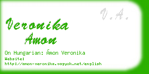 veronika amon business card